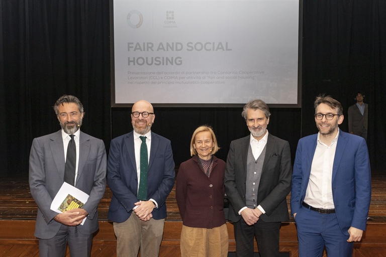 Accordo CCL e COIMA per opere di "Fair and Social Housing"