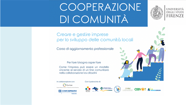 Corso per creare imprese di comunità al via all’Università di Firenze