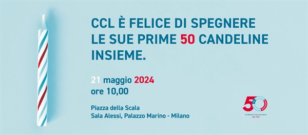 Il Consorzio CCL celebra 50 anni