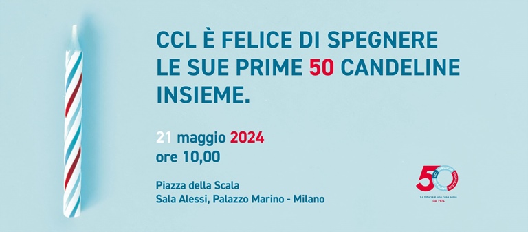 Il Consorzio CCL celebra 50 anni