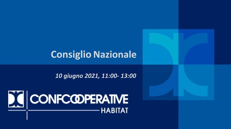 Consiglio Nazionale di Confcooperative Habitat