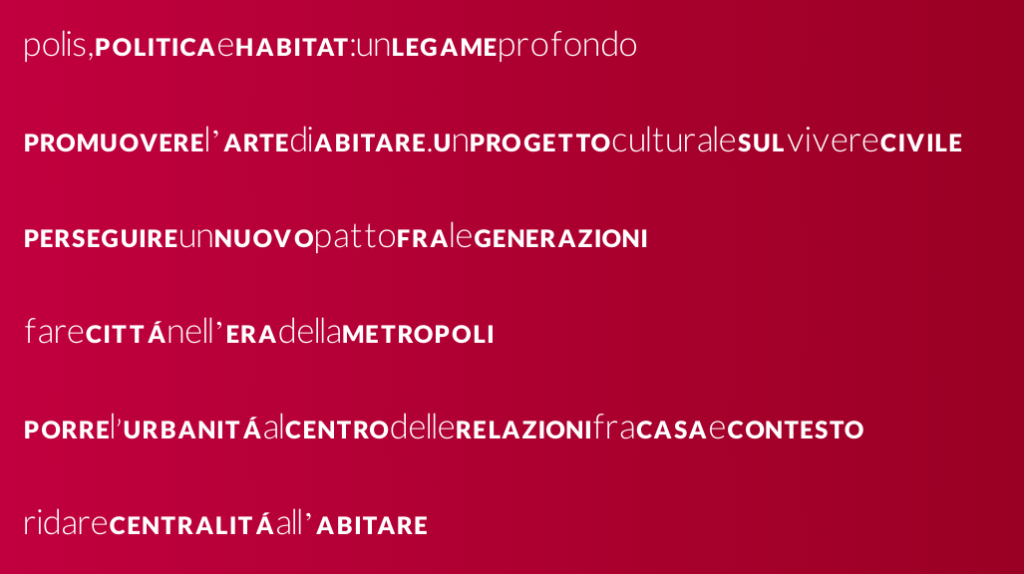 La Carta dell’Habitat al Politecnico di Milano