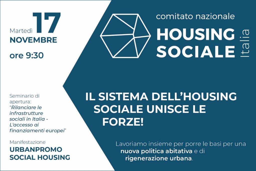 Comitato nazionale Housing sociale. Habitat tra i promotori